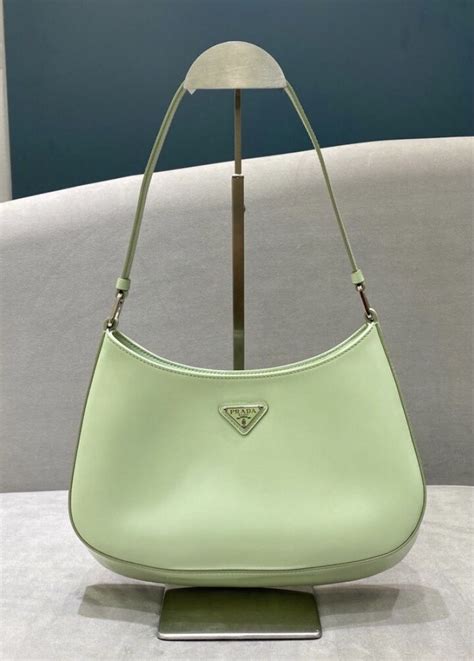 prada light green bag